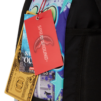 SPRAYGROUND® BACKPACK KARMA'S WORLD TURN UP THE VOLUME BACKPACK