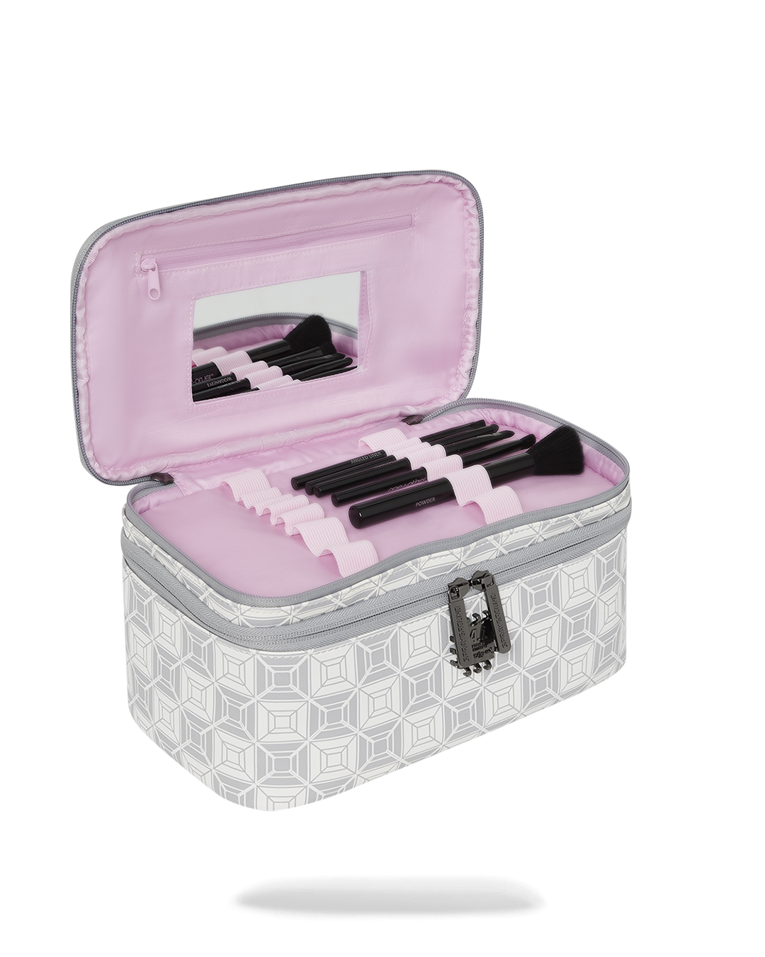 SPRAYGROUND® TOILETRY A.I.8 AFRICAN INTELLIGENCE BOOKED & BUSY COSMETIC CASE