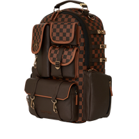 SPRAYGROUND® BACKPACK SPECIAL OPS BROWN CHECKERED BACKPACK (DLXV)