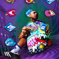 SPRAYGROUND® BACKPACK CRAZY EYES BACKPACK (DLXV)