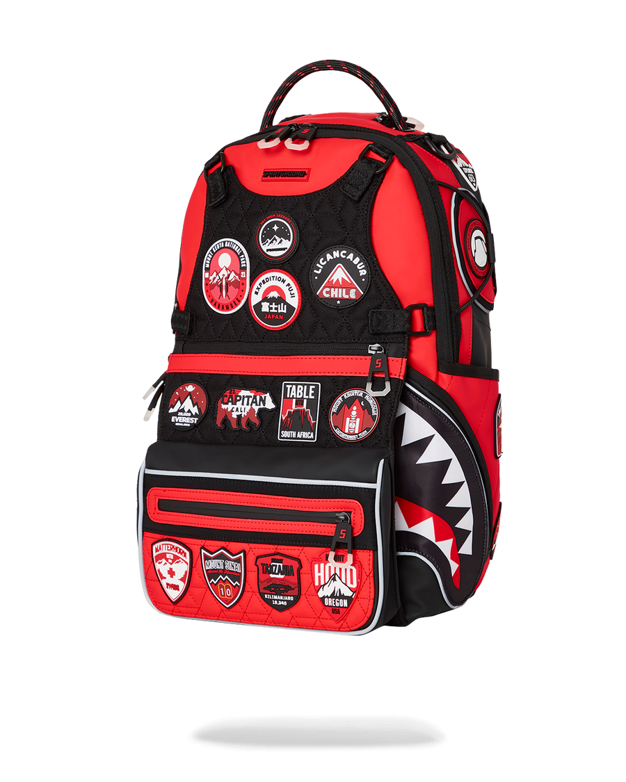 SPRAYGROUND® BACKPACK THE GLOBAL EXPEDITION RED BACKPACK
