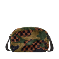 SPRAYGROUND® TOILETRY 3AM GREEN FURR MESSENGER BRICK BAG