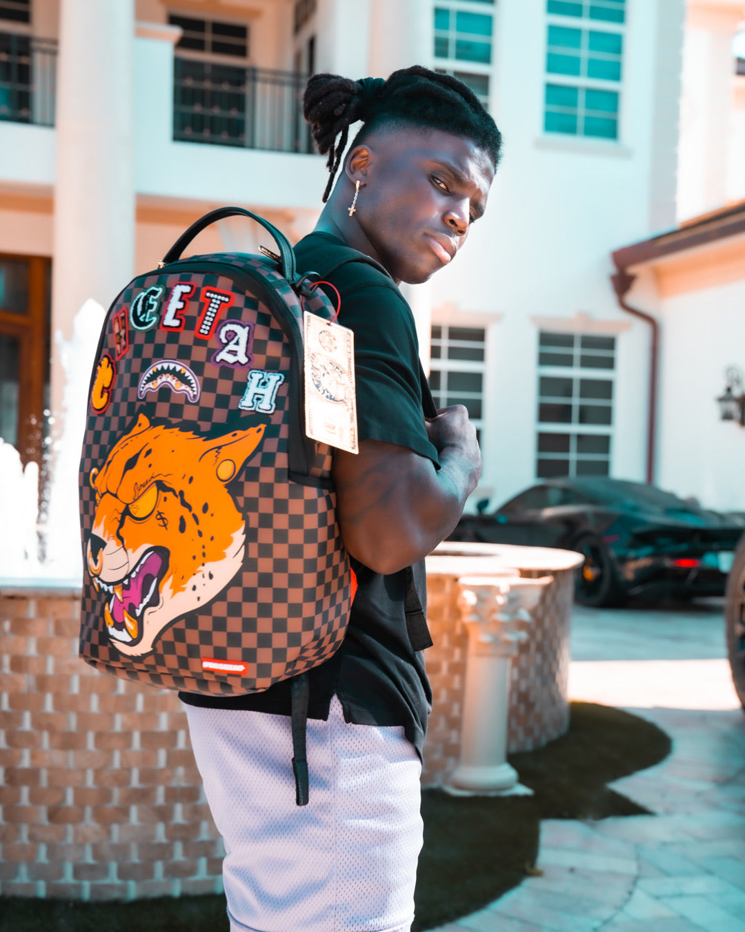 Sprayground Tyreek Hill Cheetah Speed Shark Backpack