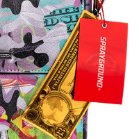 SPRAYGROUND® SLING NEON CAMO MONEY MESSENGER SLING BAG