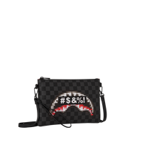 SPRAYGROUND® POUCHETTE CENSORED SHARK CROSSOVER CLUTCH