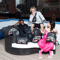 SPRAYGROUND® POUCHETTE CENSORED SHARK CROSSOVER CLUTCH