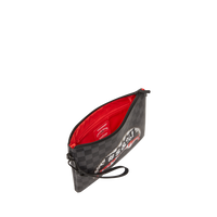 SPRAYGROUND® POUCHETTE CENSORED SHARK CROSSOVER CLUTCH