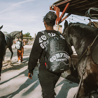 SPRAYGROUND® BACKPACK COMPTON COWBOYS EMBOSSED BACKPACK