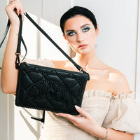 SPRAYGROUND® POUCHETTE QUILTED CHAIN CROSSOVER CLUTCH