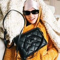 SPRAYGROUND® POUCHETTE QUILTED CHAIN CROSSOVER CLUTCH