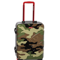SPRAYGROUND® LUGGAGE JUNGLE PARIS 21.5” CARRY-ON SHARKITECTURE LUGGAGE