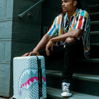 SPRAYGROUND® LUGGAGE ROSE ALL DAY LA PALAIS SHARKNAUTICS HARDSHELL CARRY-ON LUGGAGE