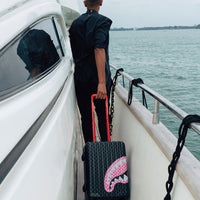 SPRAYGROUND® LUGGAGE SHARKS IN CANDY CARRY-ON LUGGAGE