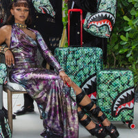 SPRAYGROUND® LUGGAGE MAMA I MADE IT SHARKNAUTICS HARDSHELL CARRY-ON LUGGAGE