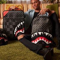 SPRAYGROUND® LUGGAGE XTC GREY SHARKS IN PARIS JETSETTER CARRY-ON LUGGAGE