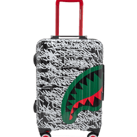 SPRAYGROUND® LUGGAGE NIGHT NIGHT SHARKNAUTICS HARDSHELL CARRY-ON LUGGAGE