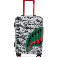 SPRAYGROUND® LUGGAGE NIGHT NIGHT SHARKNAUTICS HARDSHELL CARRY-ON LUGGAGE