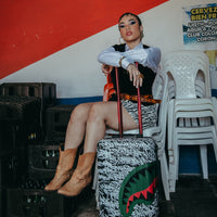 SPRAYGROUND® LUGGAGE NIGHT NIGHT SHARKNAUTICS HARDSHELL CARRY-ON LUGGAGE