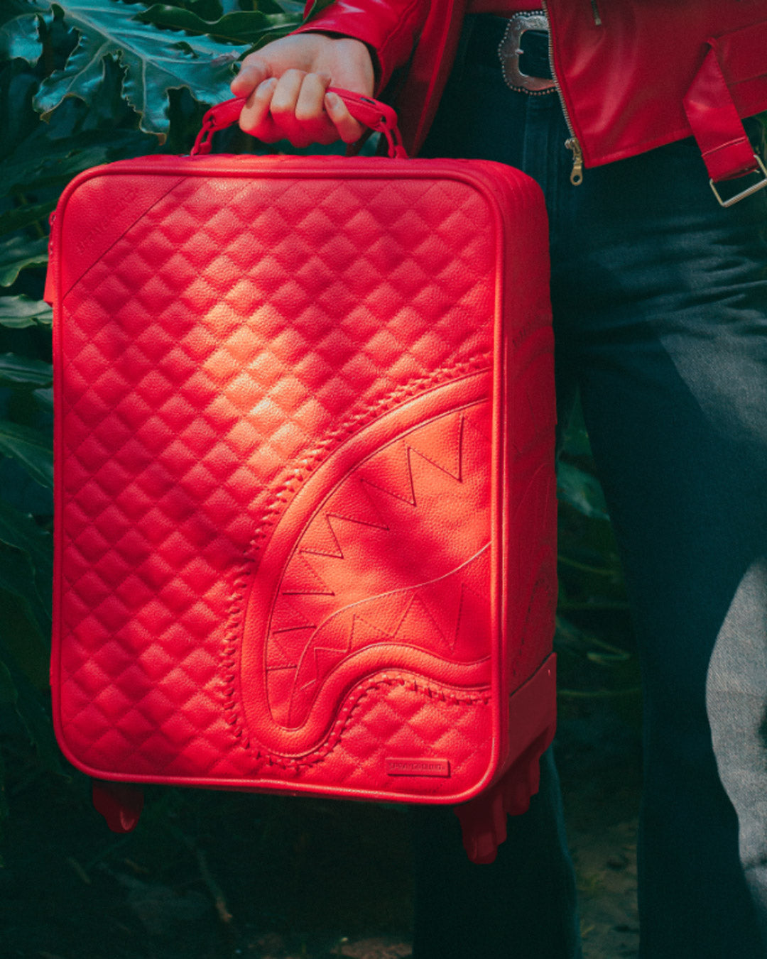 RED RIVIERA JETSETTER CARRY-ON LUGGAGE – SPRAYGROUND®