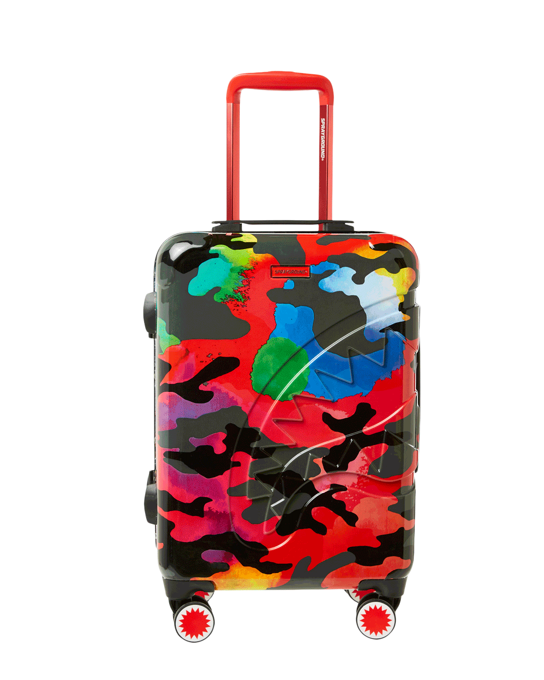 CAMOBURST SHARKNAUTICS HARDSHELL CARRY ON LUGGAGE SPRAYGROUND
