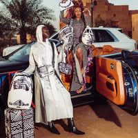 SPRAYGROUND® LUGGAGE A.I.8 AFRICAN INTELLIGENCE - ORIGIN STORY SHARKNAUTICS HARDSHELL CARRY-ON LUGGAGE