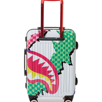 SPRAYGROUND® LUGGAGE DREAMY TECHNICOLOR SHARKNAUTICS HARDSHELL CARRY-ON LUGGAGE