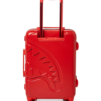 SPRAYGROUND® LUGGAGE MOLDED SHARKITECTURE RED HARDSHELL CARRY-ON LUGGAGE