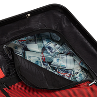 SPRAYGROUND® LUGGAGE MOLDED SHARKITECTURE BLACK HARDSHELL CARRY-ON LUGGAGE