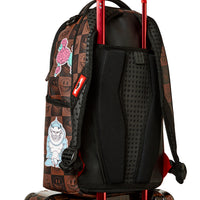 SPRAYGROUND® LUGGAGE GLOBAL MOGUL POPAGANDA RON ENGLISH EDITION HARDSHELL CARRY-ON LUGGAGE