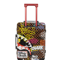 SPRAYGROUND® LUGGAGE SHARKS IN PARIS THE RIZZ SHARKNAUTICS HARDSHELL CARRY-ON LUGGAGE