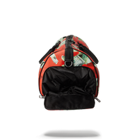 SPRAYGROUND® DUFFEL MONEY CAMO (RED) DUFFLE