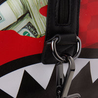 SPRAYGROUND® DUFFEL MONEY CAMO (RED) DUFFLE