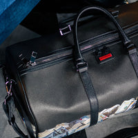 SPRAYGROUND® DUFFLE $HARKBITE LARGE DUFFLE