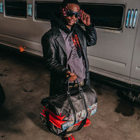 SPRAYGROUND® DUFFLE $HARKBITE LARGE DUFFLE