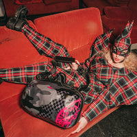 SPRAYGROUND® DUFFLE 3AM PINK DRIP TUBE DUFFLE