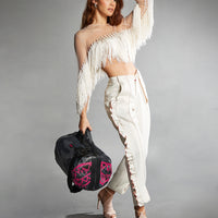 SPRAYGROUND® DUFFLE 3AM PINK DRIP TUBE DUFFLE