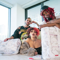 SPRAYGROUND® DUFFLE SHARK CHECK (WHITE) DUFFLE