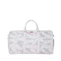 SPRAYGROUND® DUFFLE SHARK CHECK (WHITE) DUFFLE