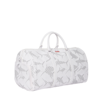 SPRAYGROUND® DUFFLE SHARK CHECK (WHITE) DUFFLE