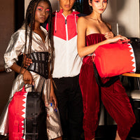 SPRAYGROUND® DUFFLE VERTICAL SHARK CUT & SEW DUFFLE