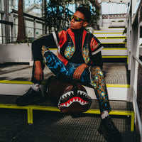 SPRAYGROUND® DUFFLE SHARKS AND SKULLS DUFFLE