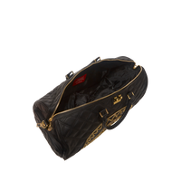 SPRAYGROUND® DUFFLE NOIR QUILT GOLD CHAIN SHARK DUFFLE