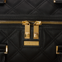 SPRAYGROUND® DUFFLE NOIR QUILT GOLD CHAIN SHARK DUFFLE