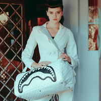 SPRAYGROUND® DUFFLE SPLIT THE CHECK (PEARL) DUFFLE