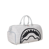 SPRAYGROUND® DUFFLE SPLIT THE CHECK (PEARL) DUFFLE