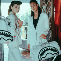 SPRAYGROUND® DUFFLE SPLIT THE CHECK (PEARL) DUFFLE