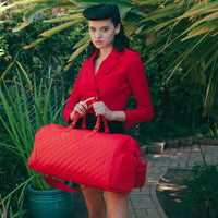 SPRAYGROUND® DUFFLE RED RIVIERA EMPEROR DUFFLE