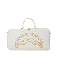 SPRAYGROUND® DUFFLE RIVIERA LE BLANC GOLD CHAIN SHARK DUFFLE