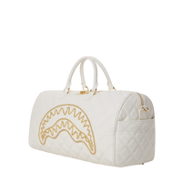 SPRAYGROUND® DUFFLE RIVIERA LE BLANC GOLD CHAIN SHARK DUFFLE