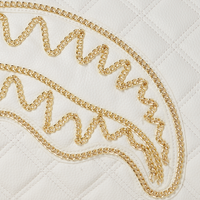 SPRAYGROUND® DUFFLE RIVIERA LE BLANC GOLD CHAIN SHARK DUFFLE